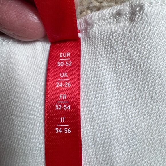 SPANX Women's Every Wear Cropped Wide Leg Jeans with Patch Pockets Sz Petite 1X - Picture 10 of 16